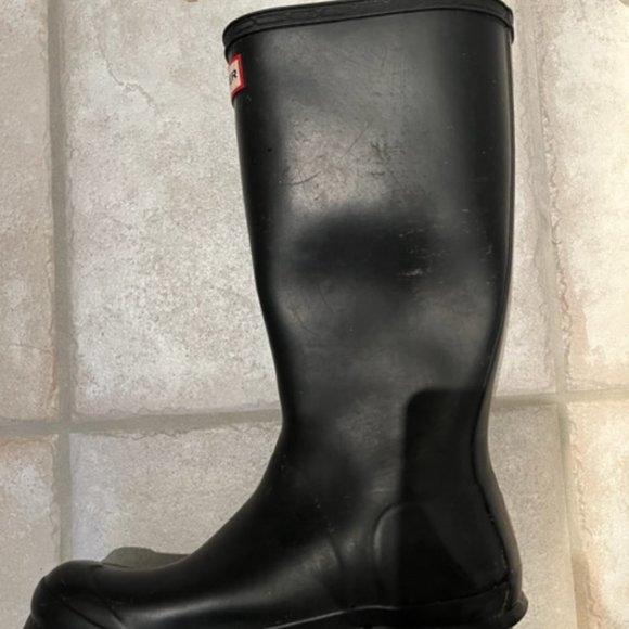 Hunter Classic Rain Boot - Navy Blue (Little Kid/Big Kid) - Picture 4 of 7